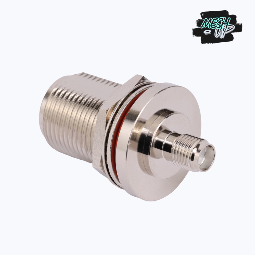 SMA (v) → N-Type (v) | Verloopadapter inbouw - Afbeelding 2